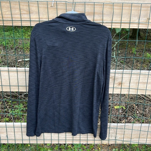 Under Armour Men’s UA Seamless fitted ½ Zip Pullover – Black (Size L) – NWT - Picture 3 of 7